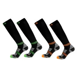 Calzini lavoro Duoslalom 2 paia (taglia l (43-47) ) WORK & SPORT Grigio e Nero 00670060L - immagine 1