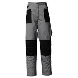 Pantalone lavoro invernale (taglia l ) STRETCH LINE Grigio inserti neri 8730W080L - immagine 1