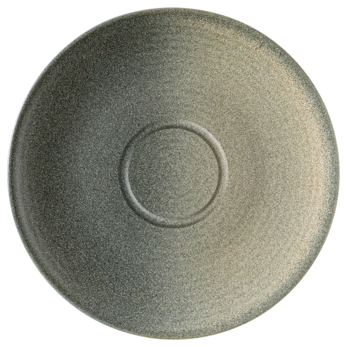 6x Bonna Piattino tazza espresso Hornfels Ripple; 13x2 cm (ØxH); grigio; 6 pz. / Pacco - immagine 1