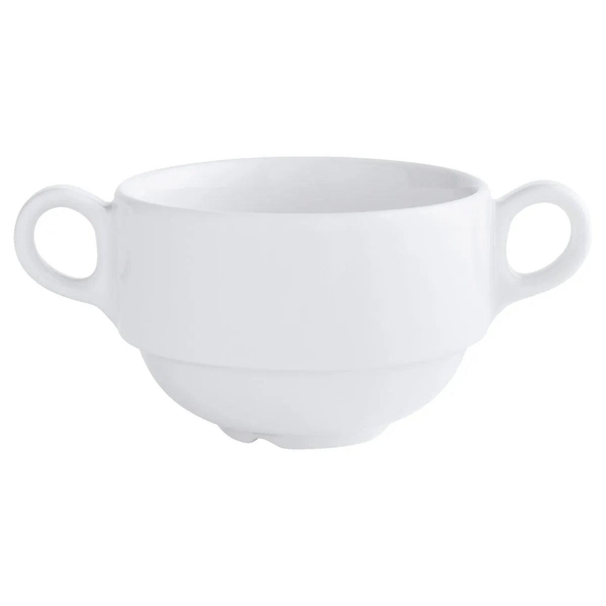 6x PULSIVA Tazza consommé Stackora; 320 ml, 10x7 cm (ØxH); bianco; 6 pz. / Pacco - immagine 1