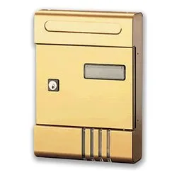 Cassetta posta senza tettuccio (20,4x7x29cm) ESSE Bronzo 02SEBR - immagine 1