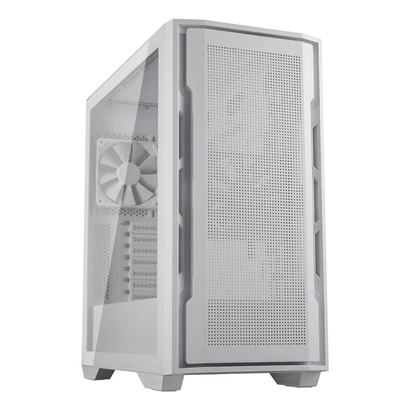 Case Mid Tower Cougar Uniface Bianco ATX Vetro Temperato USB-C Antipolvere - immagine 1