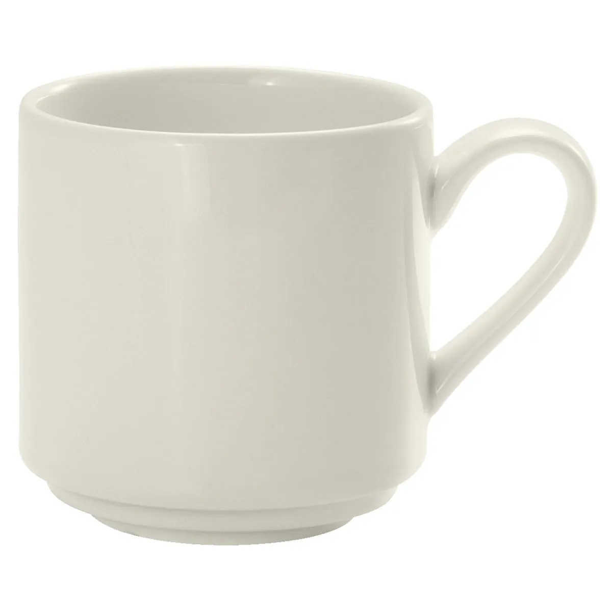 6x VEGA Tazza cappuccino Opus impilabile; 230 ml, 8x8 cm (ØxH); avorio; 6 pz. / Pacco - immagine 1