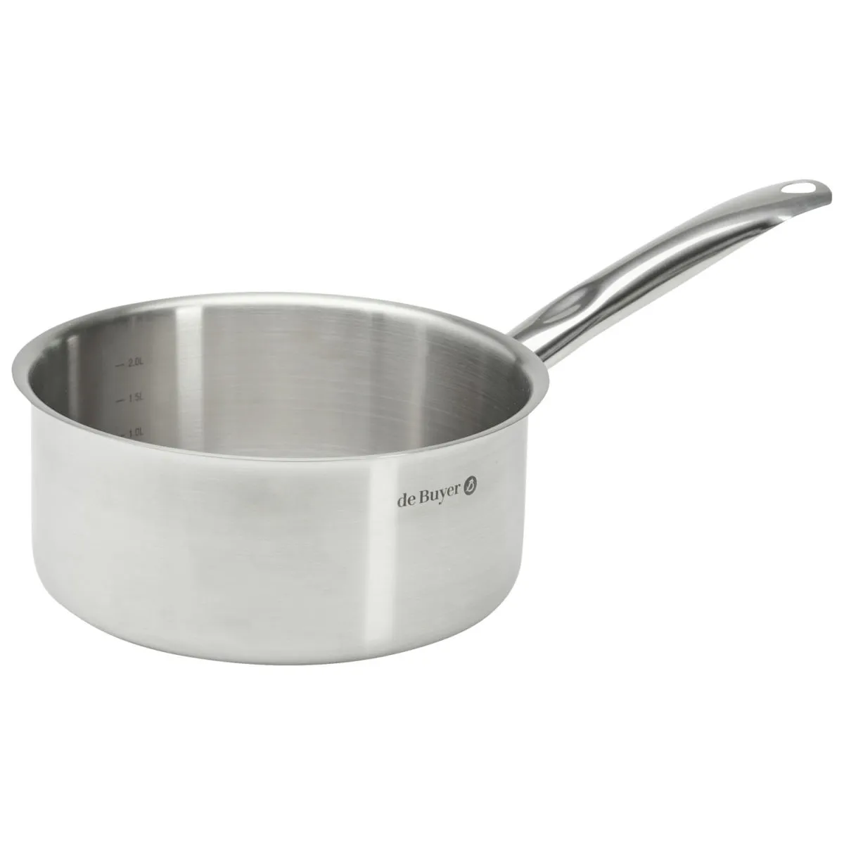 de Buyer Casseruola con manico Prim Appety; 20 cm (Ø); argento - immagine 1