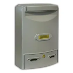Cassetta posta con tettuccio (29x10x39cm) EUROPA Argento 18EUMAXIVRAR - immagine 1