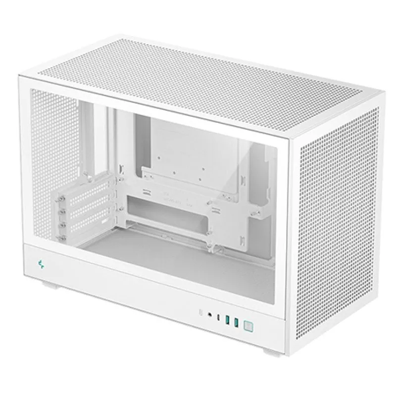 DeepCool CH370 Case Micro ATX Bianco ABS/SPCC/Vetro Temperato USB-C - immagine 1