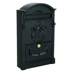 Cassetta posta senza tettuccio (26x9x41cm) RESIDENCE Nero 30RESVRNE - immagine 1