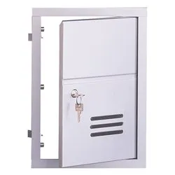 Sportello alluminio (26x36cm) Argento anodizzato 17SC1BR - immagine 1