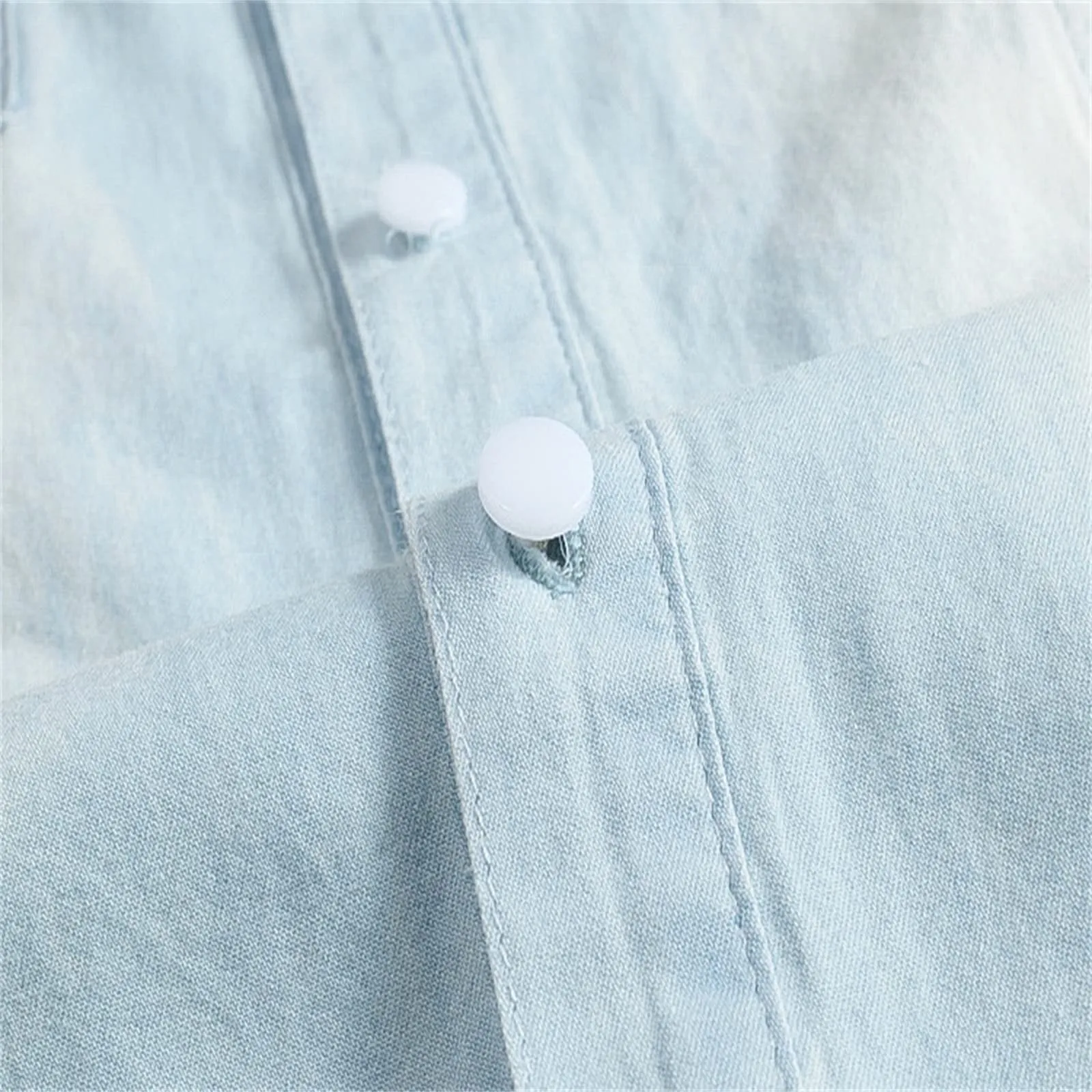 Gilet in jeans da uomo, mimetico, per il tempo libero, per fotografo, senza maniche, per attività all'aria aperta, campeggio, multi-tasca, senza maniche, gilet in jeans, G blu., XXL - immagine 7