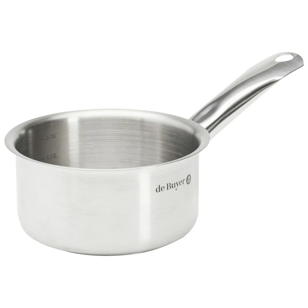 de Buyer Casseruola con manico Prim Appety; 14 cm (Ø); argento - immagine 1