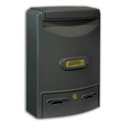 Cassetta posta con tettuccio (29x10x39cm) EUROPA Grigio ghisa 18EUMAXIVRGH - immagine 1