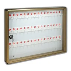 Bacheca chiavi 48 ganci (40x5x55cm) Anodizzato bronzo 23BCN48BR - immagine 1