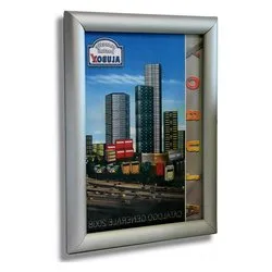 Bacheca avvisi A4 (35x1,6x26cm) SIMPLEX Anodizzato argento 23SIMPLEX1AR - immagine 1