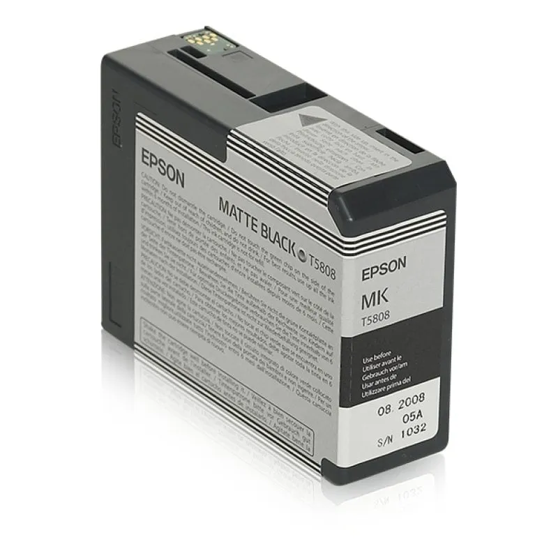 Cartuccia d'inchiostro Epson T58080N nero opaco da 80 ml per Stylus Pro 3800/3880 - immagine 1