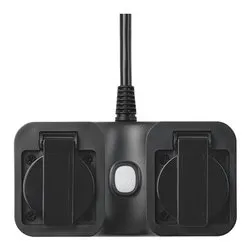 Presa Outdoor Indoor Plug Black SP 1122WTO - immagine 1