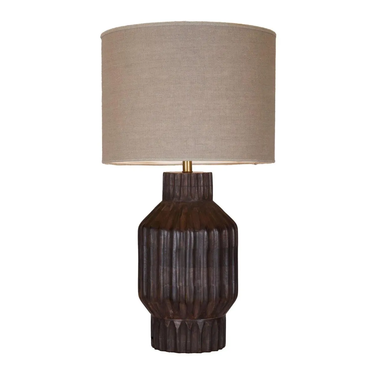 PR Home Lampada da tavolo Turi; 64x35x64 cm (LxLxH); marrone - immagine 1