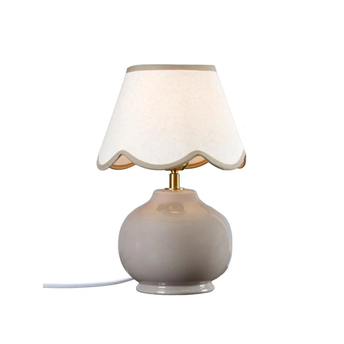 PR Home Lampada da tavolo Nell; 34x23x34 cm (LxLxH); marrone - immagine 1