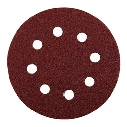 Set dischi abrasivi carta levigatrici roto orbitali 5 pz (D.125 mm grana P80) QUICK STICK 491908 - immagine 1