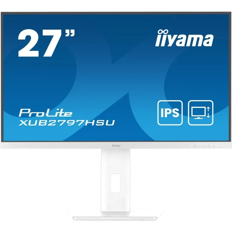 Altoparlanti iiyama ProLite XUB2797HSU-W2 da 27" IPS FullHD 100Hz regolabili in altezza - immagine 1