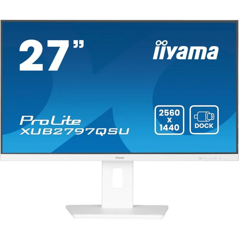 Altoparlanti iiyama XUB2797QSU-W2 27" IPS QHD 100Hz Adaptive Sync - immagine 1