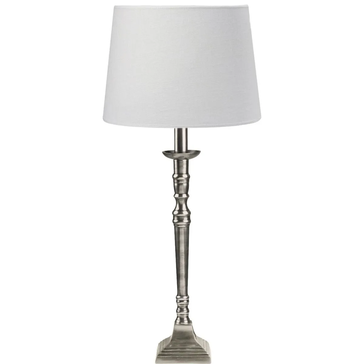 PR Home Lampada da tavolo Salong; 55x20x55 cm (LxLxH); argento - immagine 1