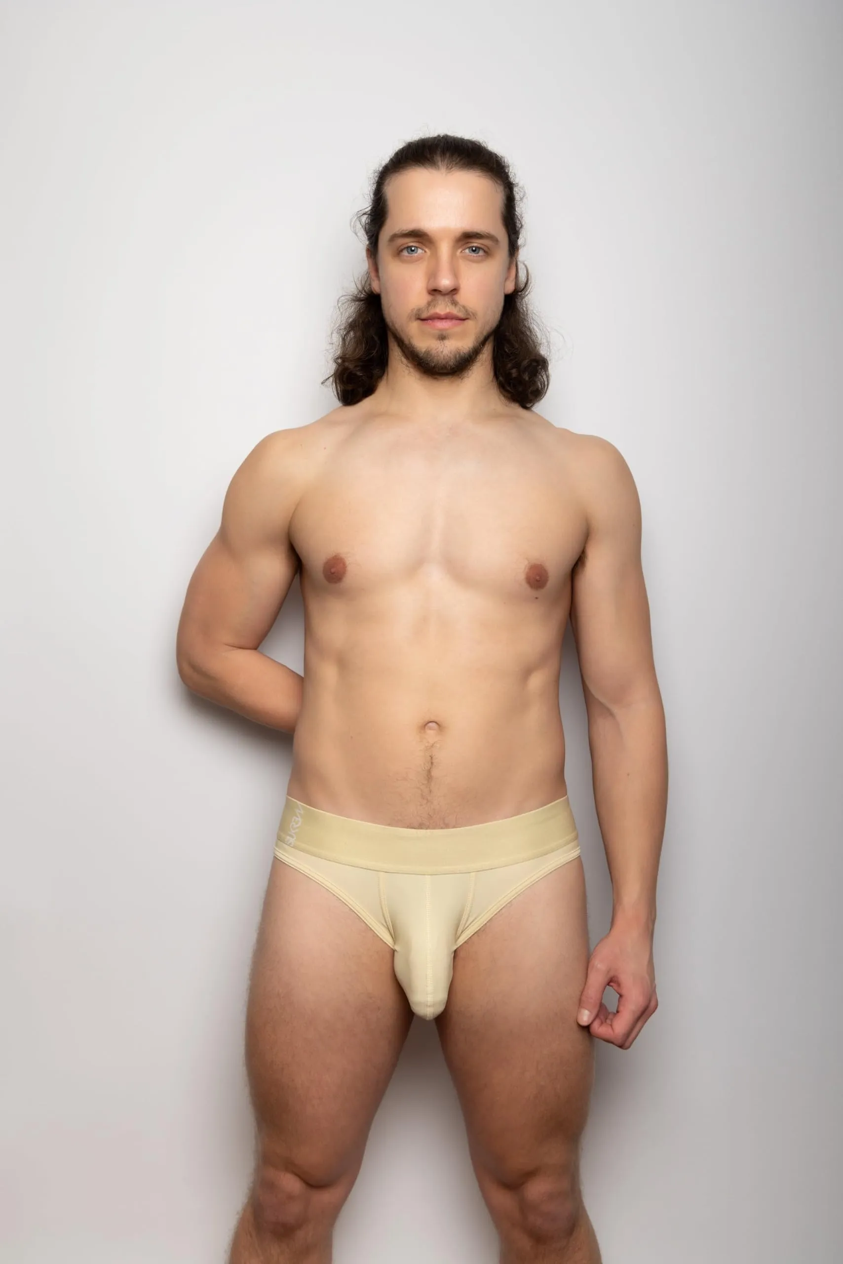 SUKREW - Intimo da Uomo Slips - Classic Brief Cappuccino - 1x Taglia L - immagine 2