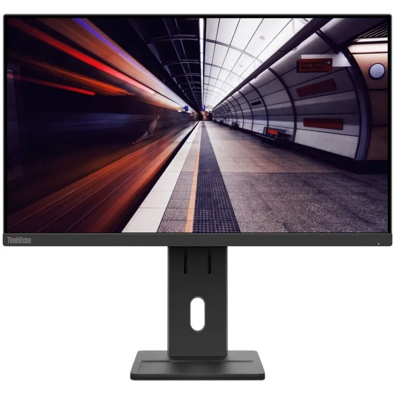 Monitor Lenovo ThinkVision E24-30 da 23,8" IPS FHD 100Hz con altoparlanti e regolazione dell'altezza VESA - immagine 1