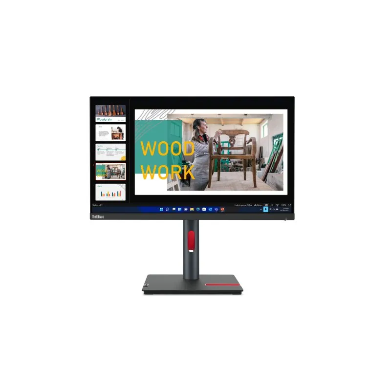Monitor Lenovo 23,8″ 2560x1440 60Hz IPS HDR10 USB-C VESA sRGB 99% Low Blue Light - immagine 1