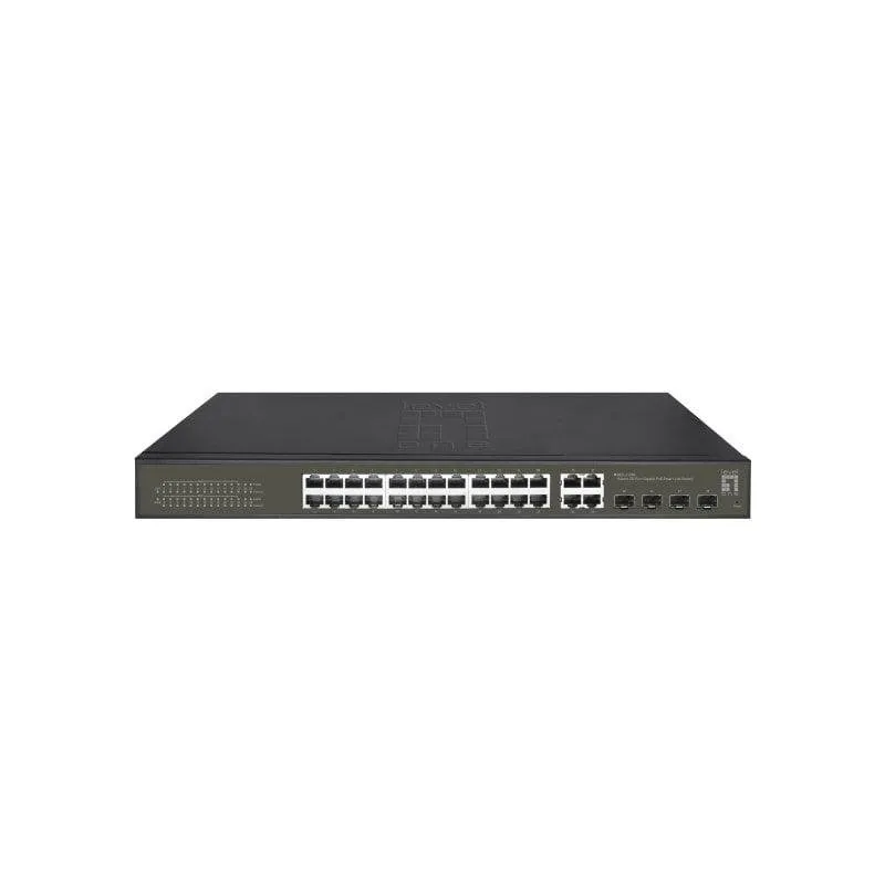 Switch LevelOne GES-2128P 24 porte Gigabit L2 Gestito 4 SFP QoS VLAN - immagine 1