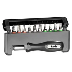 Set cacciavite portainserti 1/4" Industrial Steel 12 pz 151010 - immagine 1