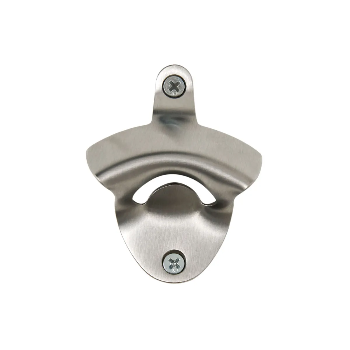 100x CORBY Apribottiglie montato a muro (GRI0025) in acciaio spazzolato, quantità 100; 2.8x6.5x8 cm (LxLxH); acciaio inox; 100 pz. / Pacco - immagine 1
