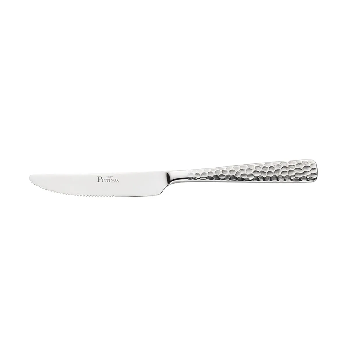 12x Pintinox Coltello da dessert PALACE MARTELLATO Martellato; 20 cm (L); argento; 12 pz. / Pacco - immagine 1