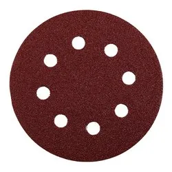 Set dischi abrasivi carta levigatrici roto orbitali 5 pz (D.115 mm grana P80) QUICK STICK 491808 - immagine 1
