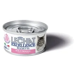 Alimento pezzetti gatti adulti (80gr) gusto maiale LECHAT EXCELLENCE 6087 - immagine 1