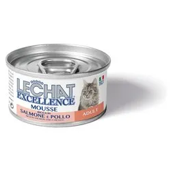 Patè gatto Mousse gusto salmone, pollo (85gr) LECHAT EXCELLENCE 6094 - immagine 1