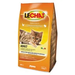 Crocchette gatti adulti gusto pollo, tacchino (1,5Kg) LECHAT 0029 - immagine 1