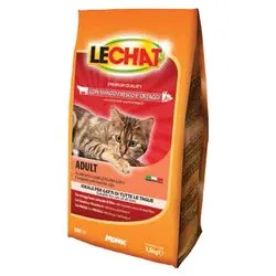 Crocchette gatti adulti gusto manzo, verdure (1,5Kg) LECHAT 0030 - immagine 1