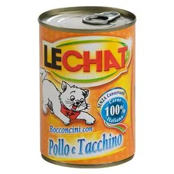 Alimento bocconcini gatti adulti (720gr) gusto pollo, tacchino LECHAT 0815 - immagine 1