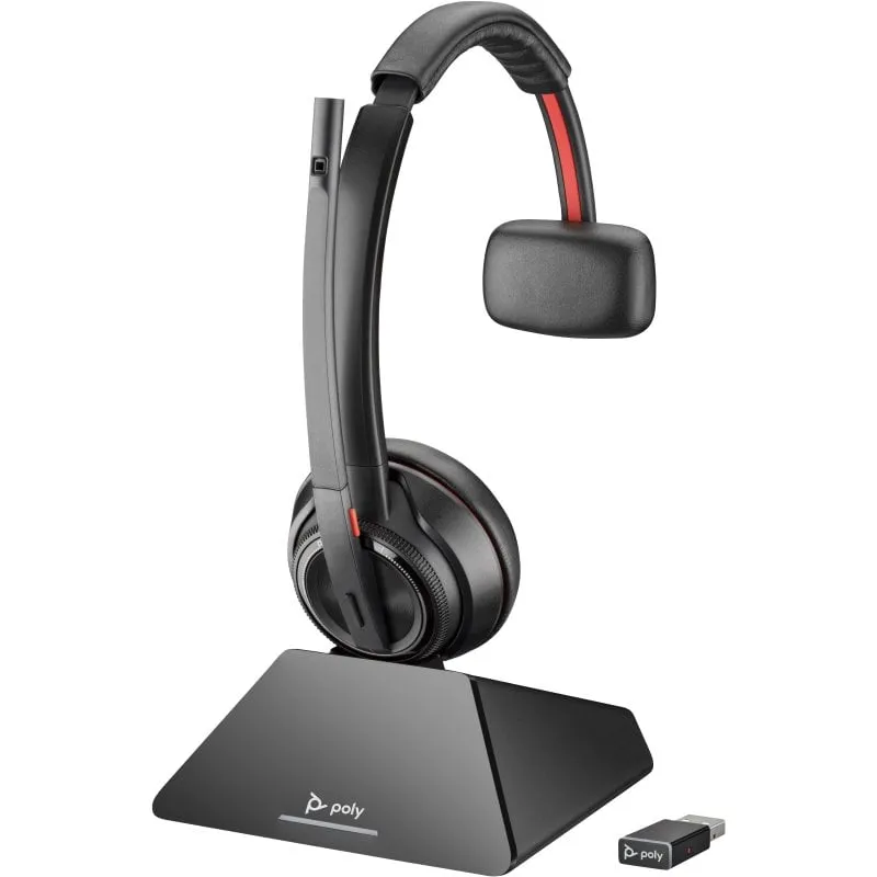Cuffie wireless DECT/Bluetooth Poly con cancellazione del rumore e microfono professionale - immagine 1