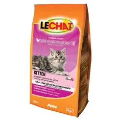 Crocchette gattini gusto pollo, riso (1,5Kg) LECHAT 0158 - immagine 1