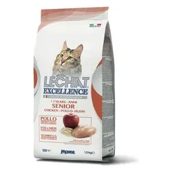 Crocchette gatti anziani gusto pollo (1,5Kg) LECHAT EXCELLENCE 5984 - immagine 1