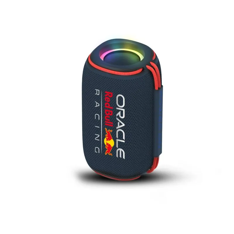 Altoparlanti portatili Bluetooth Red Bull Racing LED da 10 W, 1500 mAh e ricarica rapida - immagine 1