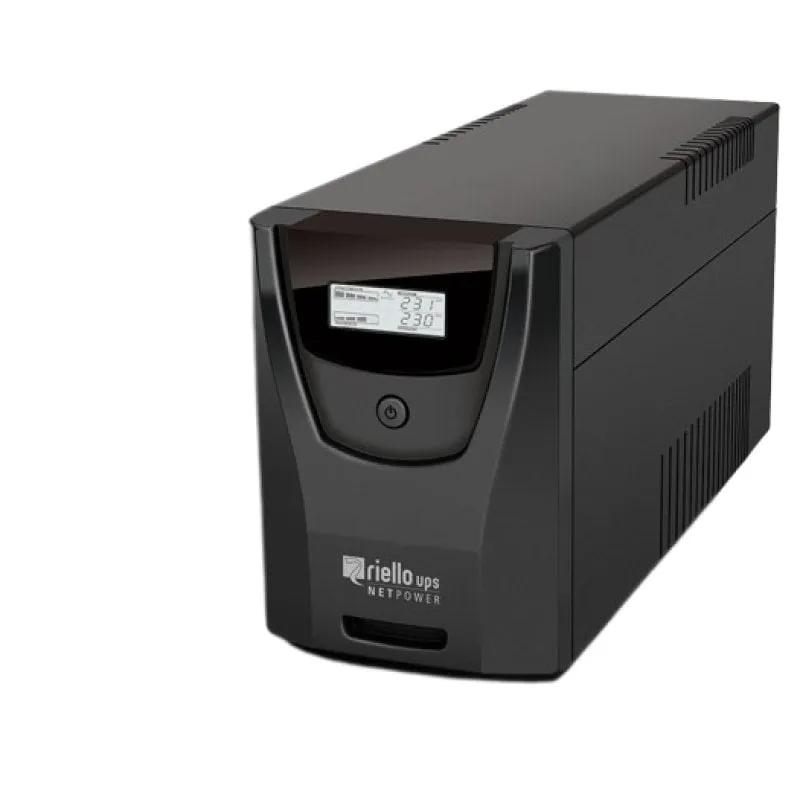 Sai Riello 1kVA 600W Batteria al piombo compatta AVR USB LCD Protezione da sovratensione - immagine 1