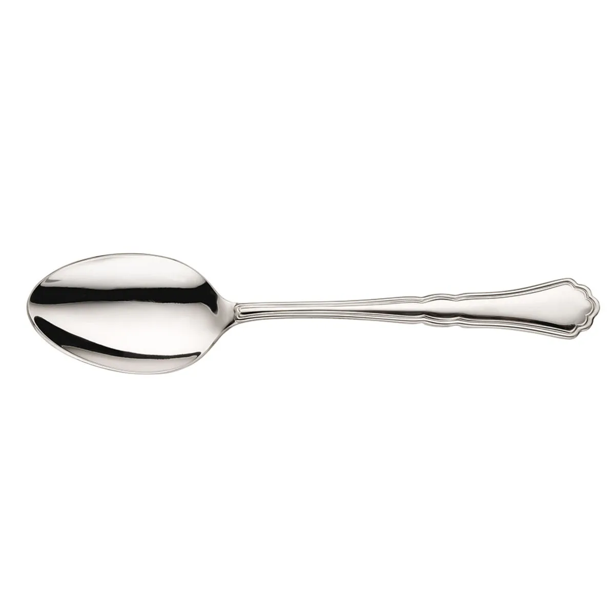 12x Pintinox Cucchiaio da tavola SETTECENTO; 20.1 cm (L); argento; 12 pz. / Pacco - immagine 1