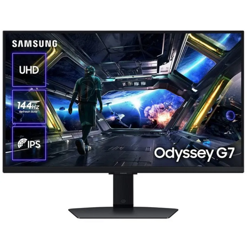 Monitor Samsung 32″ 4K UHD 144Hz IPS HDR10+ Smart TV con altoparlanti e hub di gioco - immagine 1