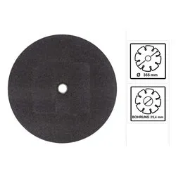Disco troncatrice abrasivo metalli ferrosi ( D 355 foro 25,4 mm ) ACC33143 - immagine 1