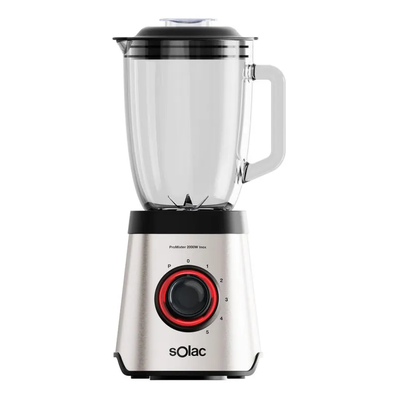 Frullatore in acciaio inox Solac ProMixter 2000 da 1,75 l, 200 W, 5 velocità - immagine 1