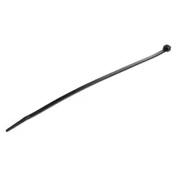 Set fascette cablaggio 100 pz (4x250mm) per serraggio cavi fino a 55 mm Nero CBMZT10B - immagine 1