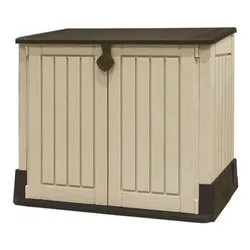 Box porta attrezzi termoplastica Midi (132x71,5x113,5cm) STORE IT OUT Beige K249229K590KK - immagine 1