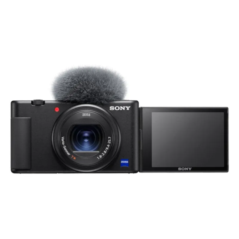 Fotocamera digitale compatta Sony ZV-1 da 20,1 MP, zoom ottico 2,7x, sensore CMOS Exmor RS 4K, WiFi, Bluetooth - immagine 1